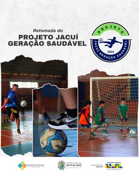 Projeto Jacuí Geração Saudável retoma suas atividades.