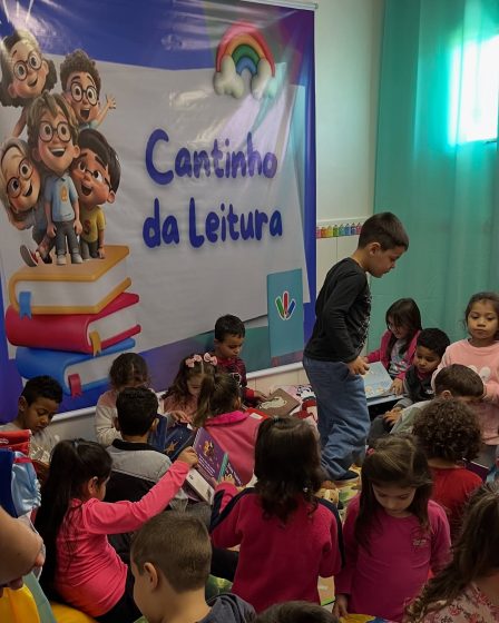 Inaugurado o “Cantinho da Leitura” da EMEI Pingo de Gente.