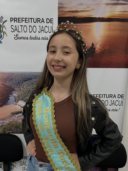 Lidia Mariana Rutzen Oliveira é a Nova Senhorita Turismo de Salto do Jacuí