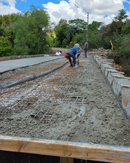 Etapa Final da Ponte Entre Capão Bonito e Rincão do Ivaí