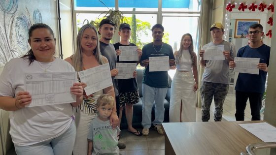 alunos aprovados na prova unificada do NEEJA