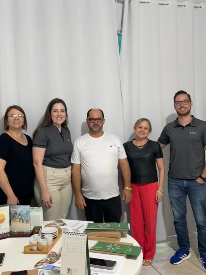 Reunião da Secretaria de Educação e Cultura de Salto do Jacuí com a Sicredi Sementes do Sul