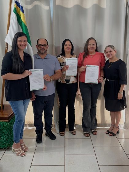 Posse das Novas Servidoras Públicas Municipais.