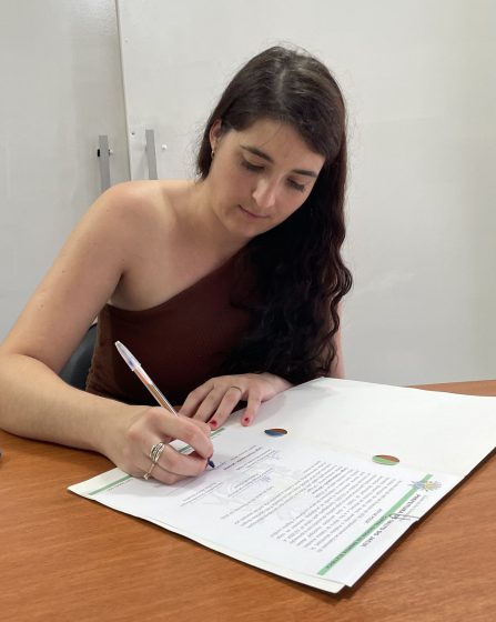 Posse da nova servidora pública municipal aprovada no concurso público 001/23