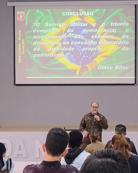 A Secretaria da Junta Militar de Salto do Jacuí/RS participou do Simpósio 2026 em Santa Maria