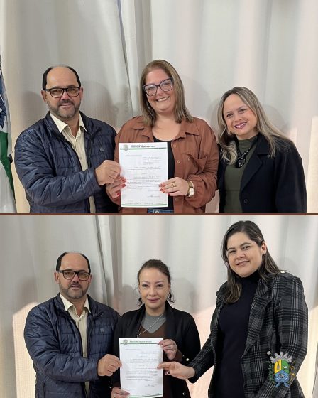 Posse dos novos Servidores Públicos Municipais.