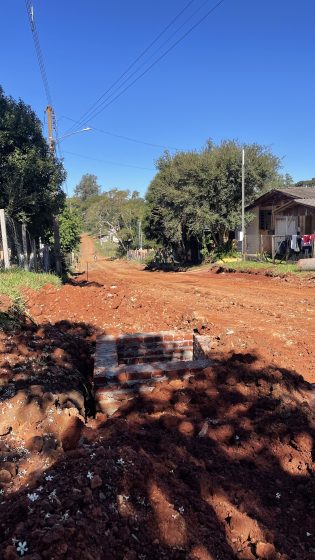 Inicio das Obras de Pavimentação Ruas Hidrelétrica Santa Rosa, Passo do Inferno e São Jerônimo